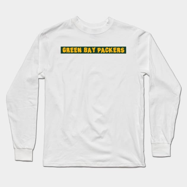 Green Bay Packers Long Sleeve T-Shirt by FootballBum
